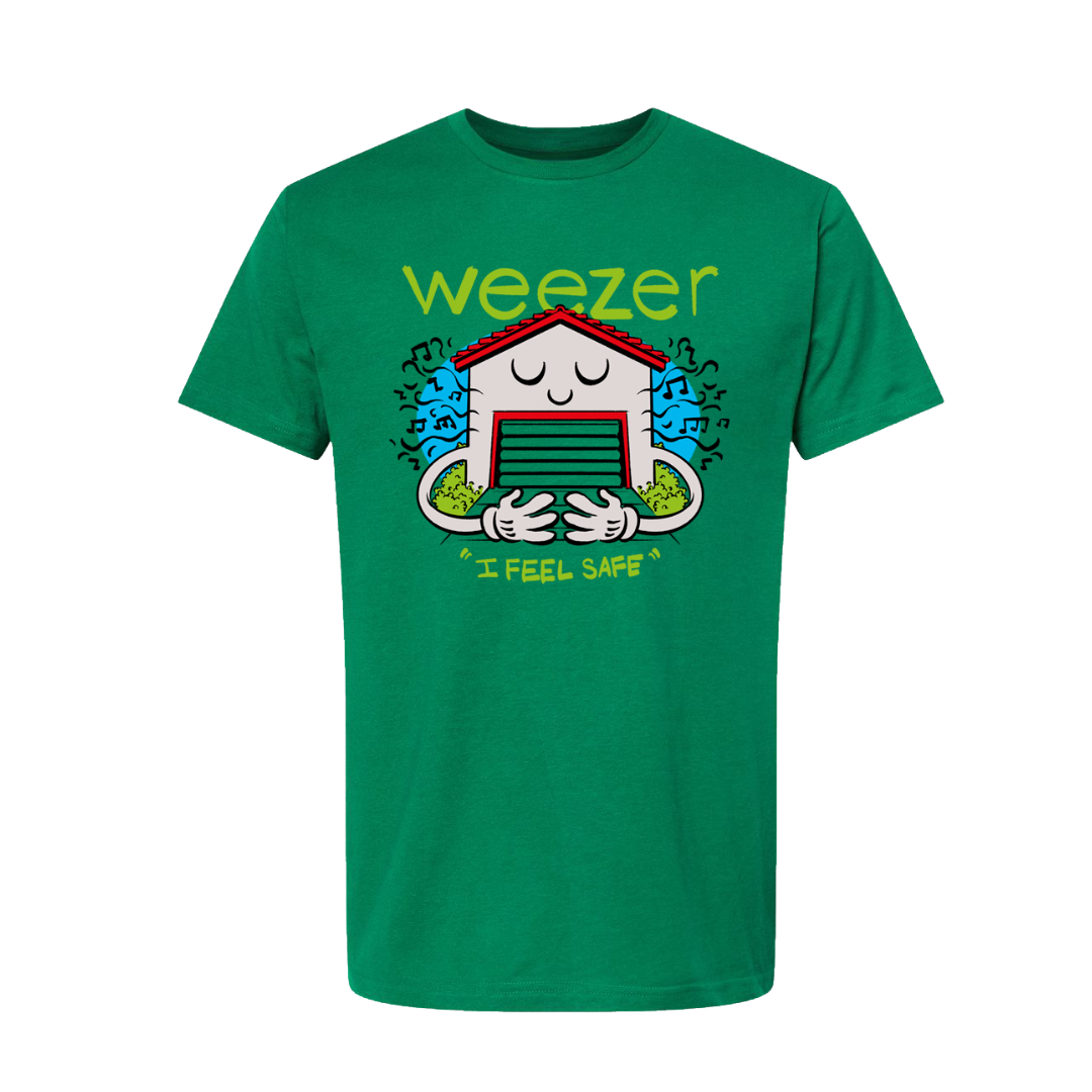 Garage I Feel Safe T-Shirt - Weezer Official Online UK – Weezer UK
