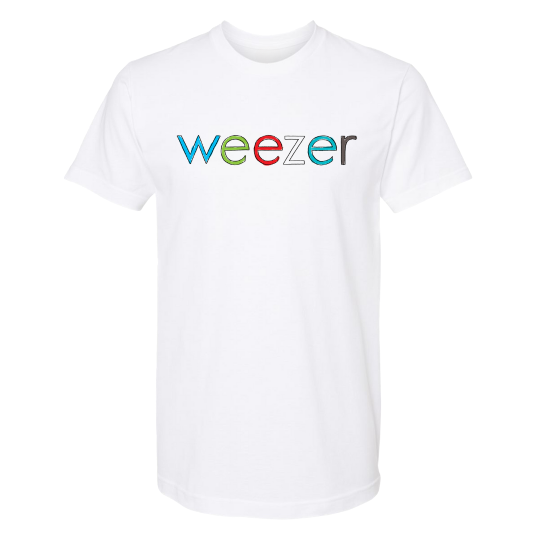 Weezer (Coloring Book) White T-Shirt - Weezer Official – Weezer UK