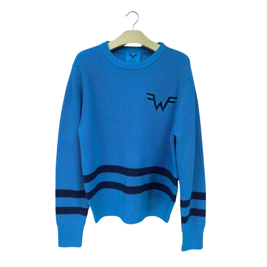 Blue Fisherman Sweater