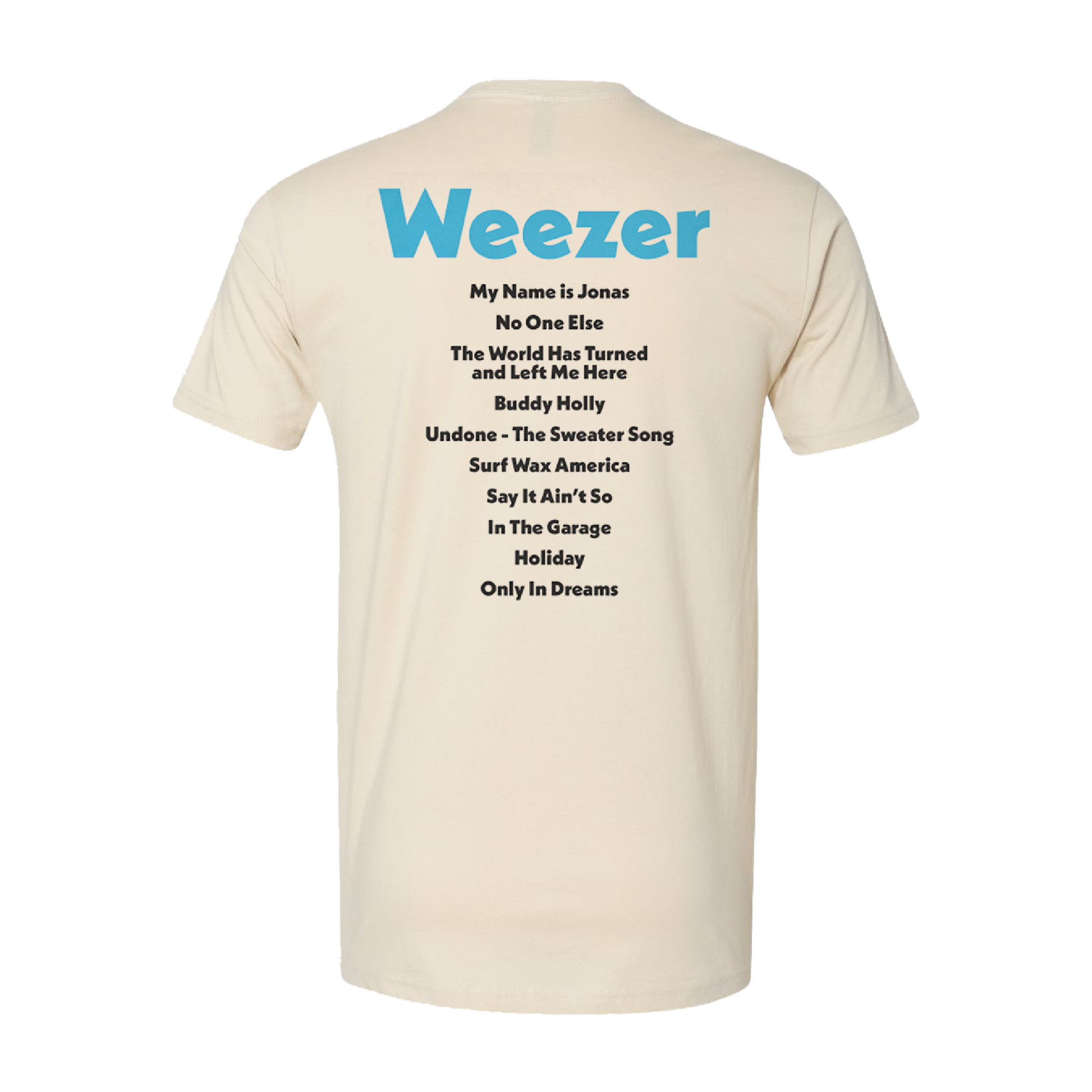 T-shirt Vintage Weezer 1994 - Groupe De Rock - Couleur Bleu - Coton - Fabriqué Aux USA - NEUF Avec Étiquettes - Taille PP075
