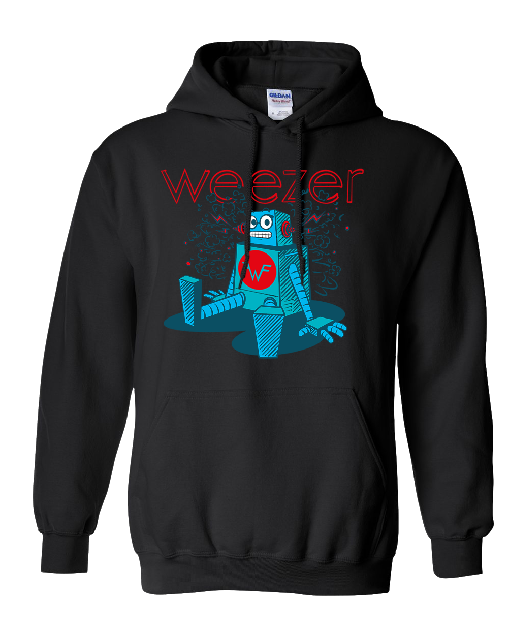 Robot Pullover Hoodie