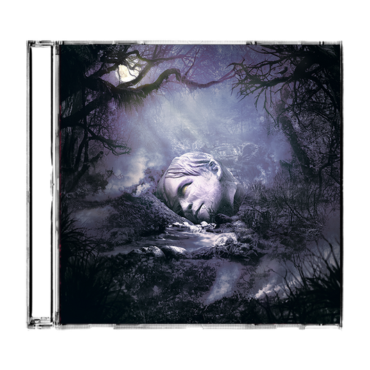 A pale stone-like face on the sznz autumn cd cover from the official weezer merchandise in the uk store